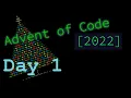 Rust Programming Advent of Code 2022 Day 1 - Calorie Counting