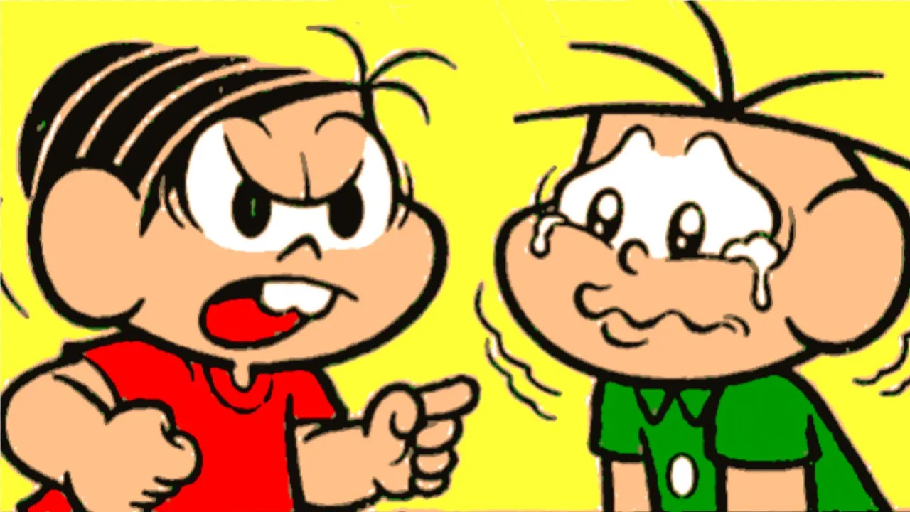 A TRISTE MUDANÇA DO CEBOLINHA - QUADRINHOS DA TURMA DA MÔNICA