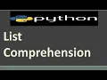 List Comprehension in Python Python Tutorial Learn Python Programming