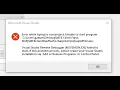 Fix Error while trying to run project Unable to start program Remote MSVSMON EXE failed to start