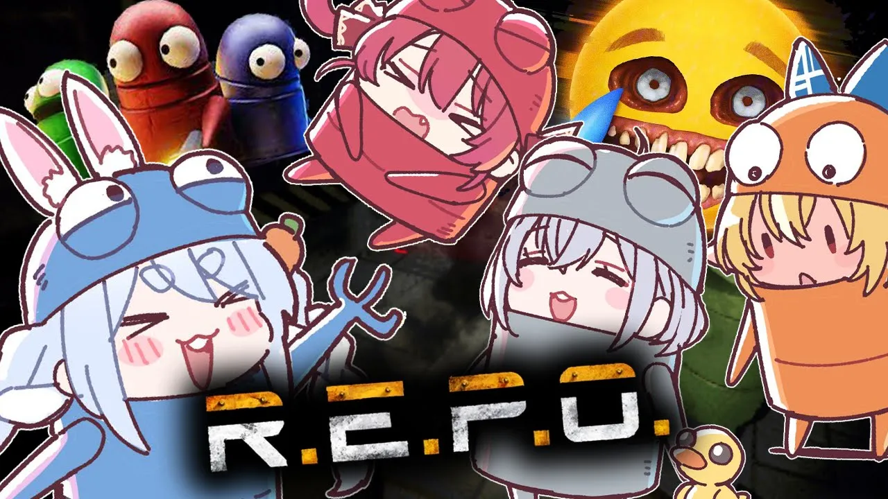 【R.E.P.O.】はじめてのR.E.P.O.！3期生達とやる！ぺこ！【ホロライブ/兎田ぺこら】