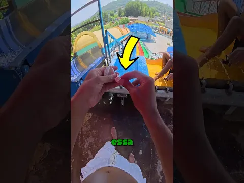 Ele Desceu Pelo Escorregador Sem Verificar a Piscina! 🛝⚠️