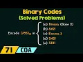Binary Codes - Solved Problems