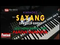 Lagu Daerah Jambi - SAYANG  nada WANITA  ( KARAOKE ) Cipt - Kulup Kandar