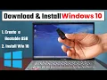 How to Install Windows 10 from USB Windows 10 Installation Step by Step 2024