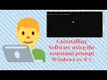 Uninstalling Software using the command prompt Windows 10