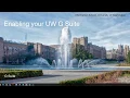 G Suite Enabling UW G Suite