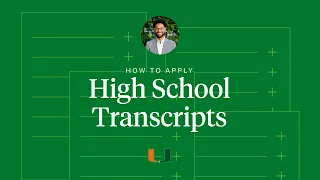 How to Apply High School Transcripts