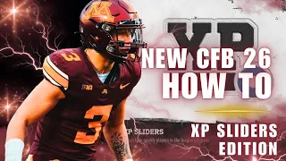 BEST XP Sliders in College Football 26 Dynasty Perfect Progression Guide