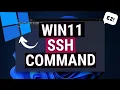 Installing SSH Client on Windows 11 and using the Command Prompt Terminal
