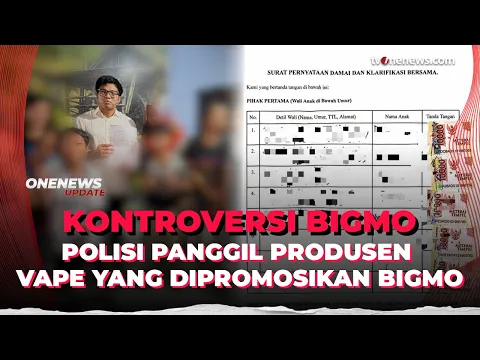 Polisi Bakal Panggil Bigmo Buntut Konten Promosi Vape Libatkan Anak