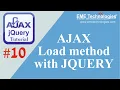 Ajax load method with Jquery