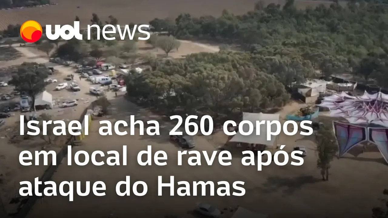 Israel encontra 260 corpos em local de rave após ataque do Hamas; mortes passam de mil