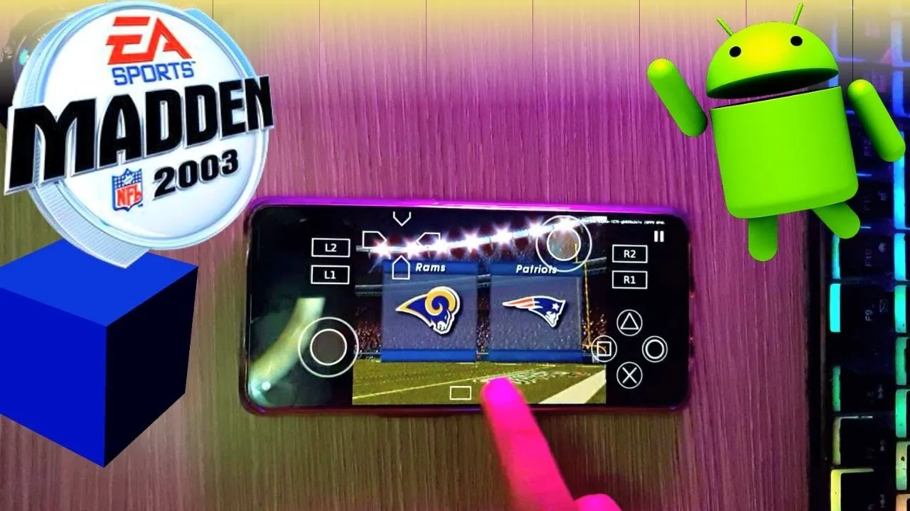 Madden NFL 2003 - PS2 Emulator Android Gameplay - Aether SX2 APK - Madden NFL 2003 Mobile - 2022