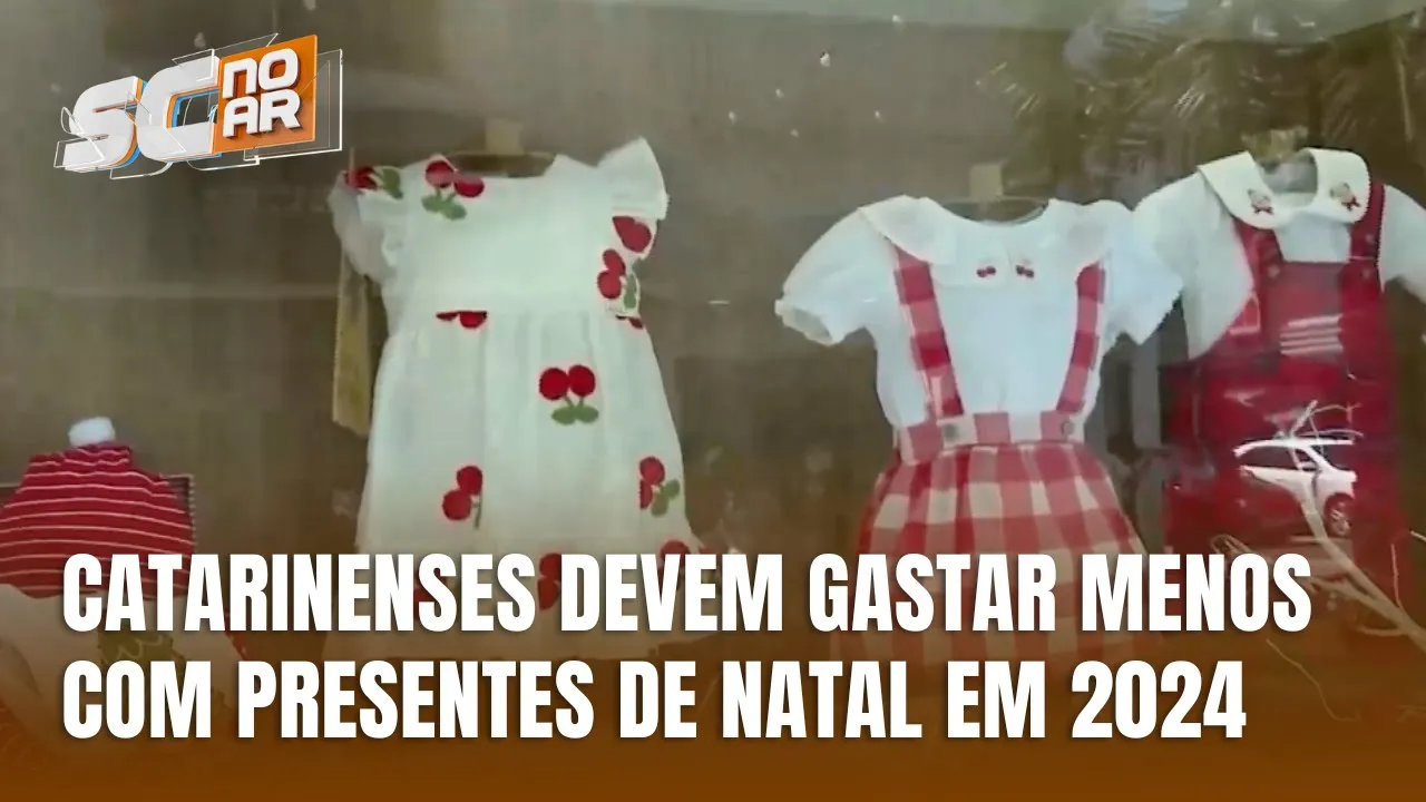 Pesquisa aponta gasto médio de R$ 672 nas compras de Natal em SC