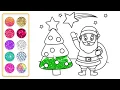 glitter coloring game for christmas 2020
