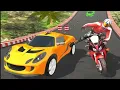 Download Lagu Bike vs Car racing game | #3 | Bambar car racing games | CRASH driven | BeamNG.Drive | Car Racing