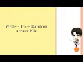 Write Data to Random Access File in Java
