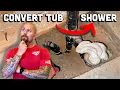 How to Convert a Bathtub to a Walk In Shower