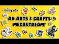 Neopets Arts Crafts Megastream Tuskaninny Kiko Peophin and Ruki Days