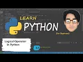 Python Tutorial for beginners Hindi - 13 Logical Operators in python python programming