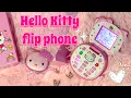 Hello Kitty K688 Flip Phone Unboxing Demo