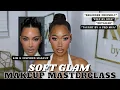 Soft Glam Makeup Masterclass for beginners Kim K Makeup Look