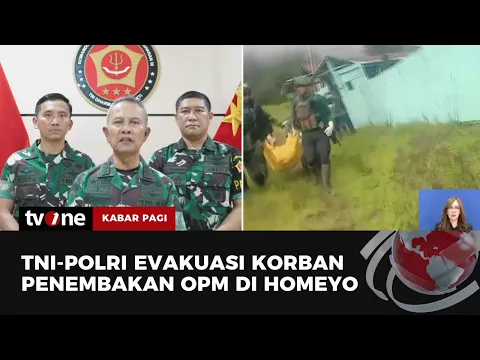 Pasukan Gabungan TNI-Polri Berhasil Evakuasi Korban OPM Papua