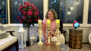 Kringle Express Resin 16 Nutcracker Holder with LED Candle on QVC