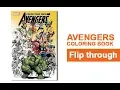 Avengers Coloring Book Flip Through Marvel