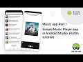 Part 1 Music Player Application in Android Android Tutorials Game App Studio