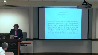 The Thomas F Martin Saint Augustine Fellow Public Lecture