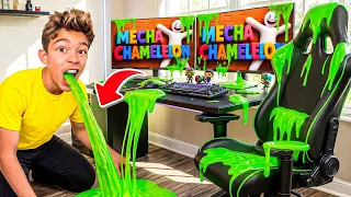 ele jogou muito MECHA CAMELEON por 24 Horas