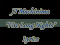 JT Machinima - "Five Long Nights (FNAF 1 Rap)" (Unofficial Lyric Video)