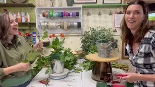 How to Green an Oasis Flower Arrangement using Salal Eucalyptus Nicolette s Inspirations