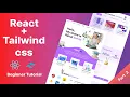 React Tailwind Css Beginner Tutorial Build Complete Portfolio Website Part 2