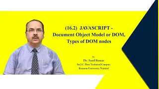 JAVASCRIPT-Document Object Model or DOM Types of DOM nodes Part-2