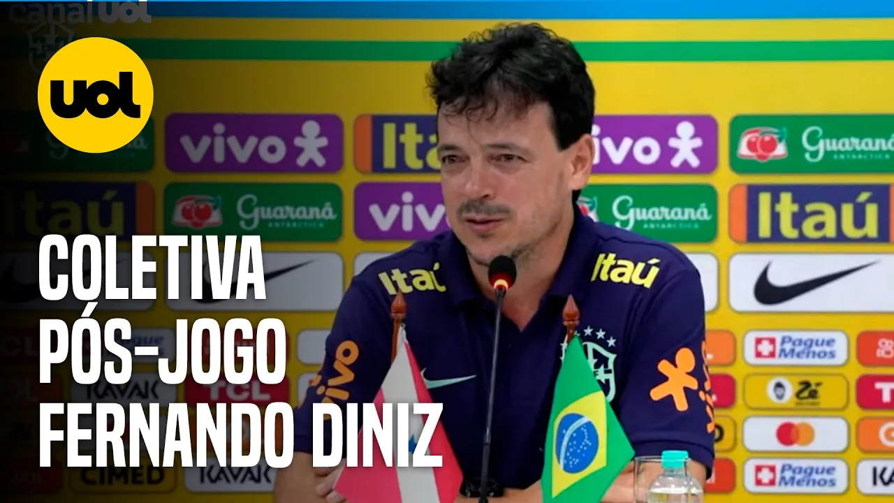 COLETIVA FERNANDO DINIZ: 'NEYMAR É UM ÍDOLO GIGANTE, VOCÊ VÊ PELA REAÇÃO DO PÚBLICO'