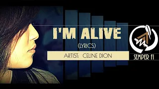 CELINE DION I M Alive Lyrics 
