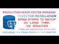 Setup PGVector in PostgreSQL on Windows Visual Studio C Build Tools Tutorial