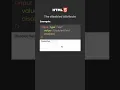 HTML disabled Attribute Make Fields Inactive
