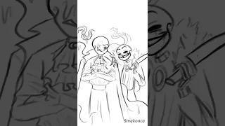 Killer Annoys Nightmare Undertaleau Undertaleanimation Killersans Nightmaresans 