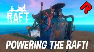 BUILDING AN ENGINE to sail to Balboa Island RAFT First Chapter gameplay ep 3