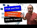 How to make a Histogram in Geogebra - Prob Stat
