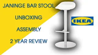 IKEA Janinge Bar Stool Unboxing Assembly 2 Year Review