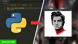 Draw Spider Man Face using Python 3 lines of Python Code Python sketchpy PySeek