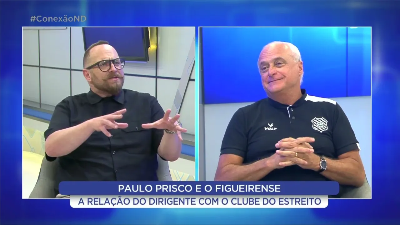 Conexão ND: Marcelo Cabral recebe o presidente do Figueirense SAF Paulo Prisco Paraíso