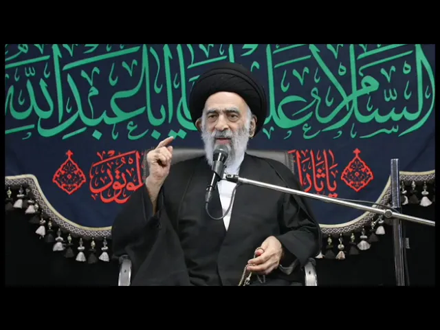 ⁣محاضرة دينية بعنوان ( طوفان الأربعين) السيد هادي المدرسي شهر صفر 1446هــ