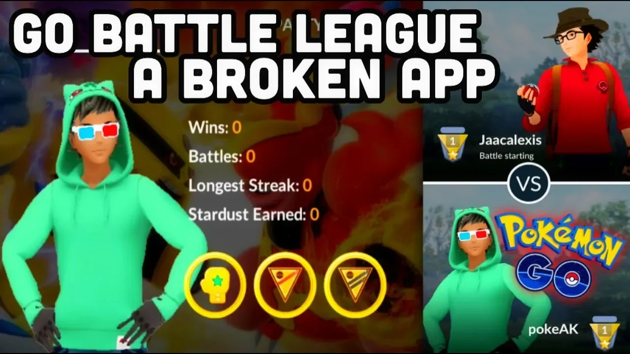 GO BATTLE LEAGUE GAMEPLAY IN POKEMON GO BUT ITS BROKEN MORE DETAILS