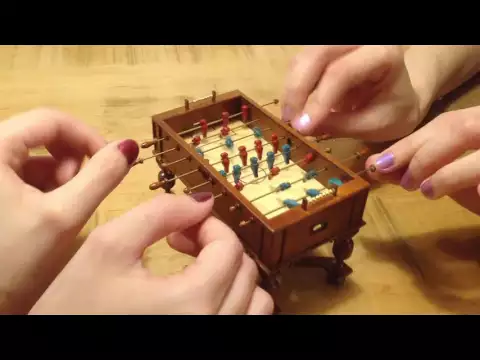 V4029 Foosball table for dollhouse miniatures